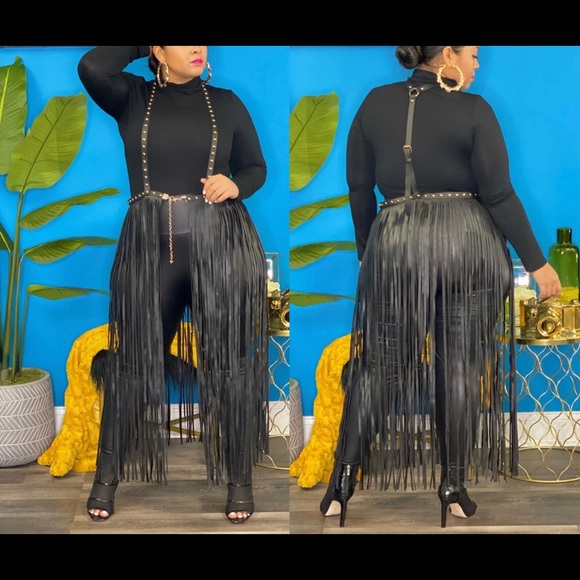 Fringe belt plus size sales